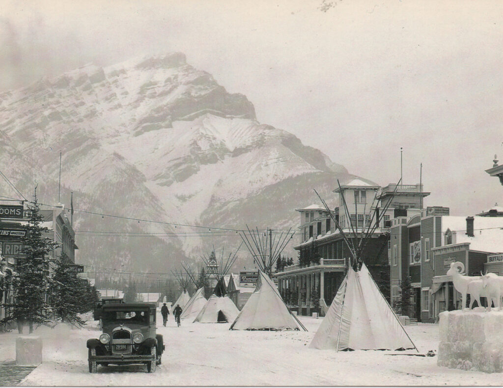 BANFF WINTER CARNIVAL 1929 Photo Byron Harmon