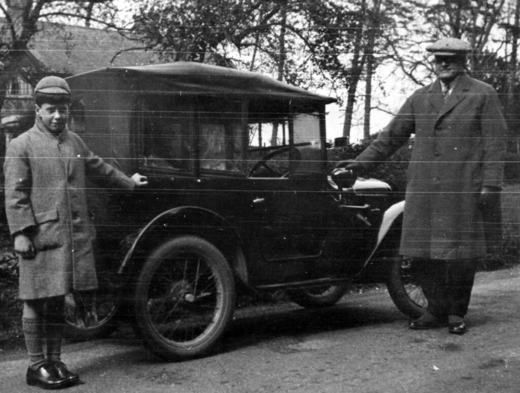 8-year-old George & his father